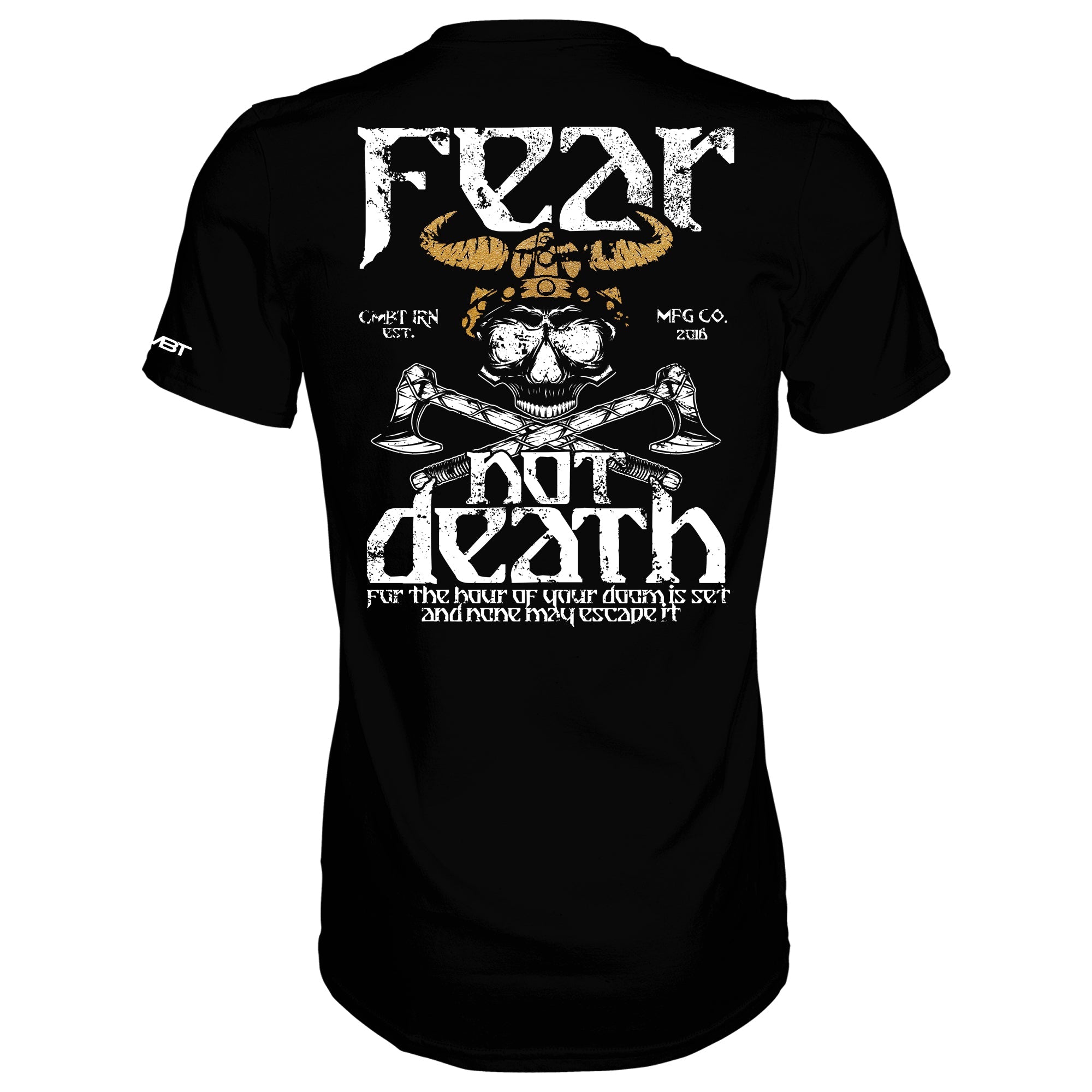 https://www.gun-ammo.com/wp-content/uploads/A0004/gunsphoto-2/mancaveandapparel-1/fearnotdeathblackgoldinkrearblackteecopy444.jpg